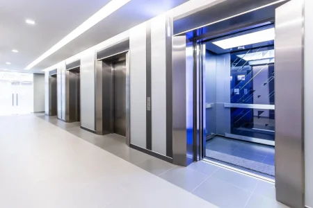 Ascenseur moderne pour bâtiments résidentiels et professionnels